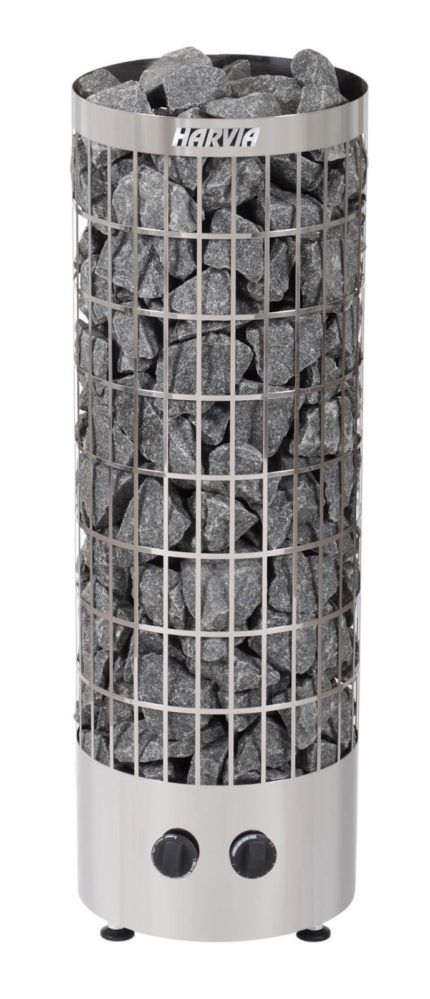 Электрическая печь Harvia Cilindro PC70 Steel со встроенным пультом