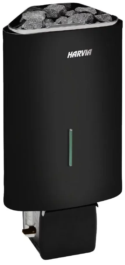 Электрическая печь Harvia Delta Combi D29SE black без пульта, с парогенератором
