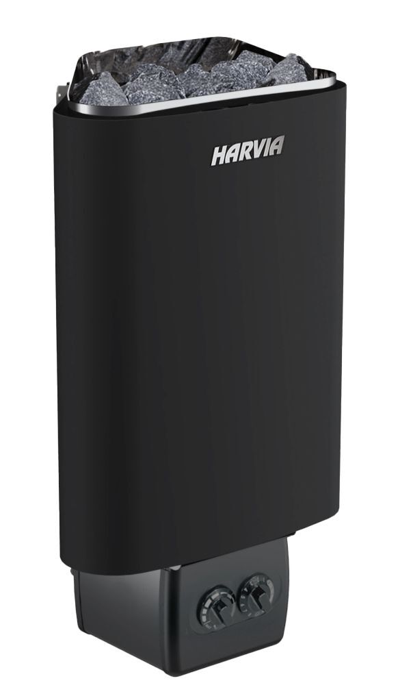 Электрическая печь Harvia Delta D23 black со встроенным пультом