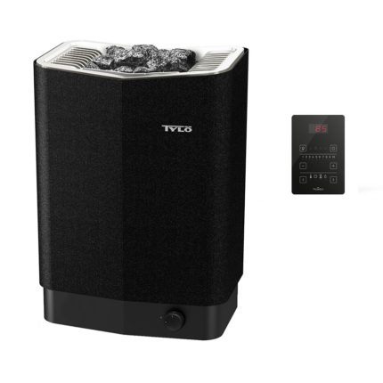 Электрическая печь Tylo Sense 6 черного цвета, с пультом Pure (арт. 61001344)