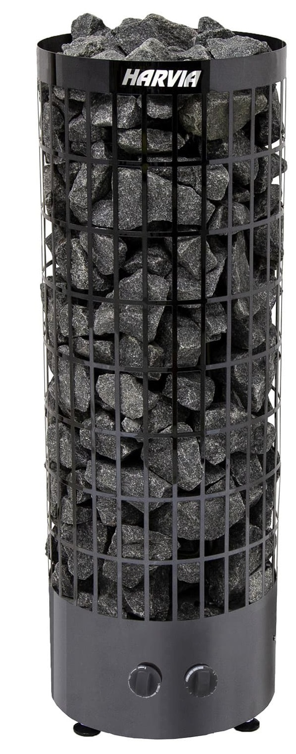 Электрическая печь Harvia Cilindro PC70 black встроенным пультом