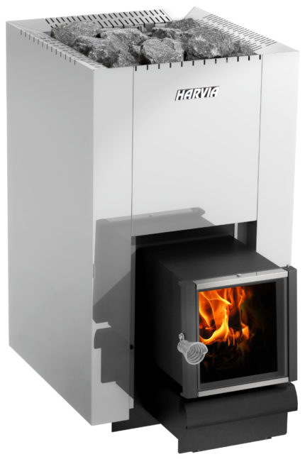Дровяная печь для бани Harvia 16 Steel SL с выносной топкой