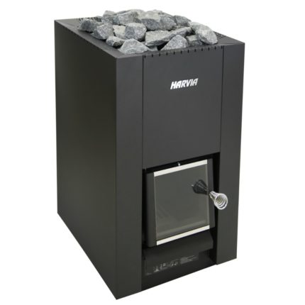 Дровяная печь для бани Harvia 16 Black без выносной топки