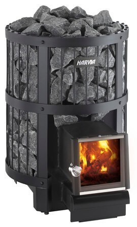 Дровяная печь для бани Harvia Legend 150 SL c выносной топкой и с сеткой для камней