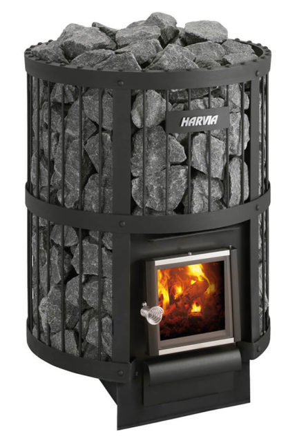 Дровяная печь для бани Harvia Legend 240 без выносной топки и с сеткой для камней