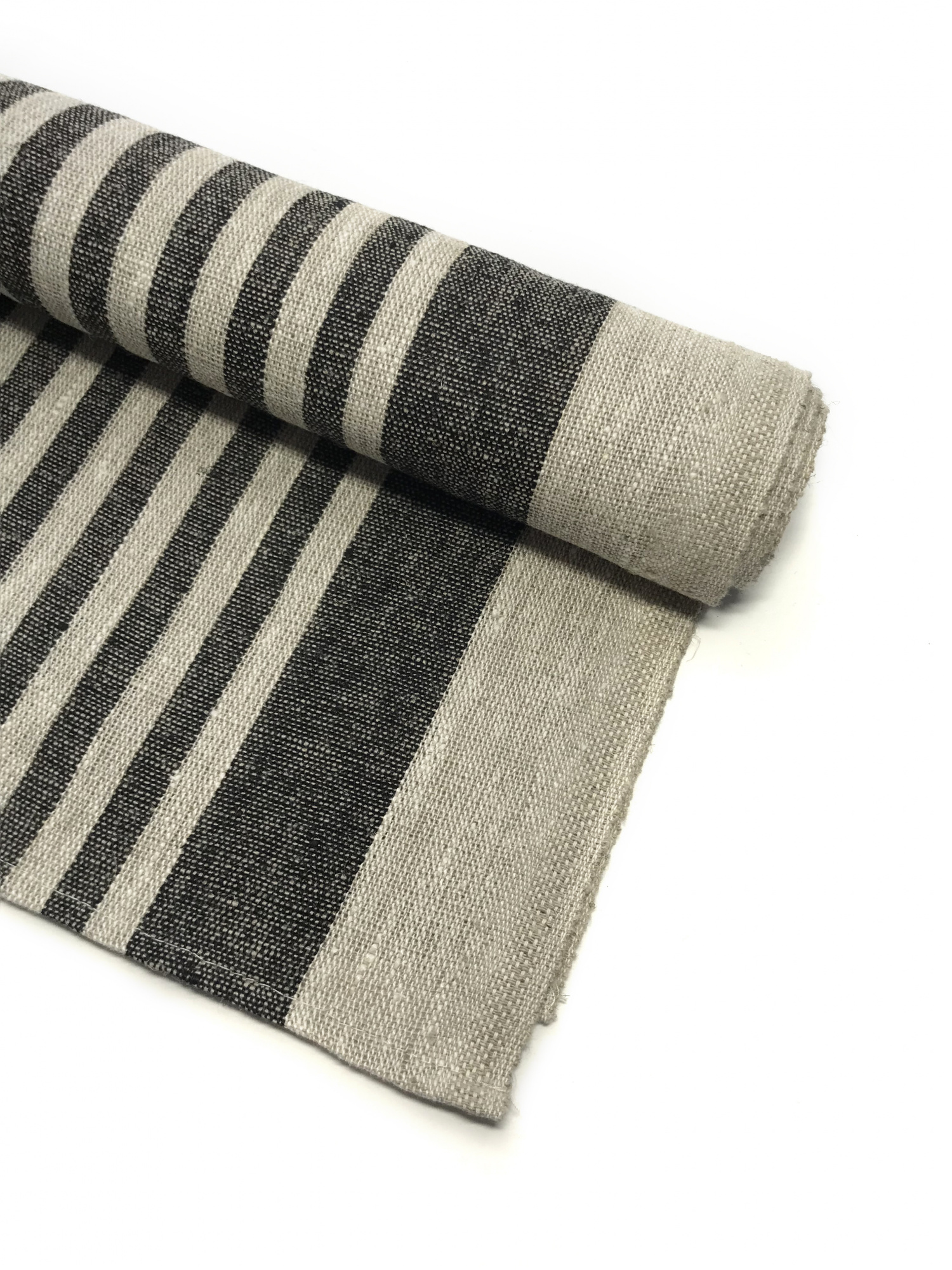 Подстилка для сауны Linen Steam Стоун (50х160 см, серая полоска, 100% лен)