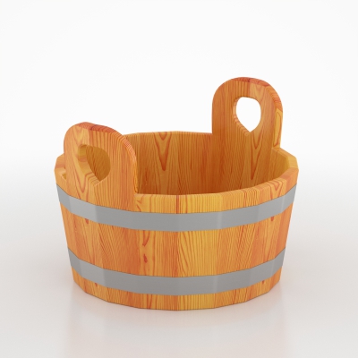 Шайка для бани BentWood (лиственница натуральная)