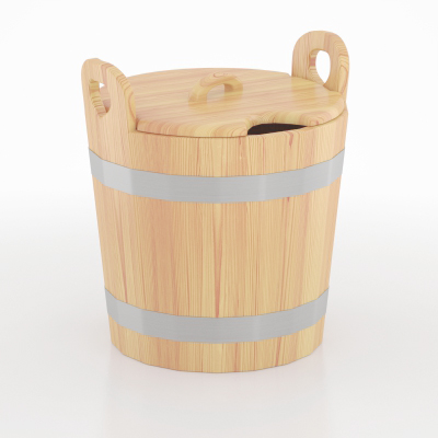Запарник для бани BentWood из кедра (с крышкой)
