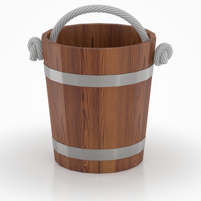 Ведро для бани BentWood (лиственница морёная)