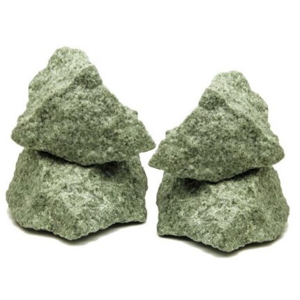 Жадеит колотый СРЕДНИЙ (камни для бани, 7-12 см), 1 кг