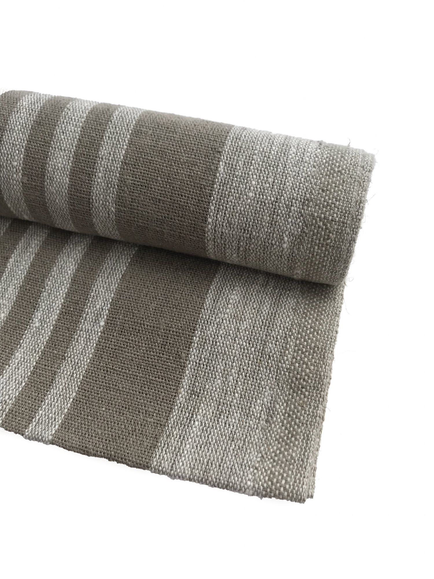Подстилка для сауны Linen Steam Капучино (50х160 см, бежевая полоска, 100% лён)