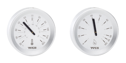 Термометр + Гигрометр Tylo Brilliant Silver (арт. 90152432-2)