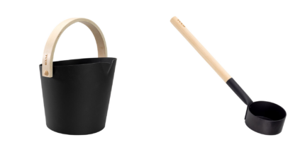 Бадья + Ковш Tylo Brilliant Black (арт. 90152400-2)