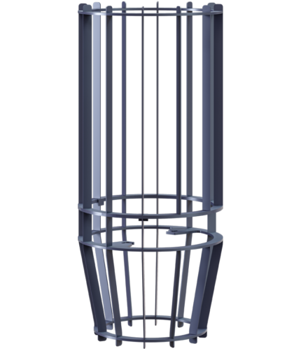 Сетка на трубу Технолит под шибер 130 (320*740) Авангард 30/35/40 Тюльпан