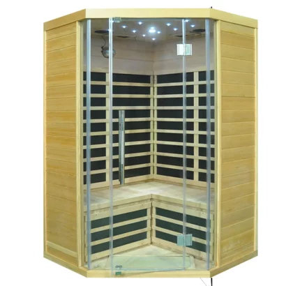 ИК кабина SaunaMagic Glass CS Corner Mini угловая трехместная