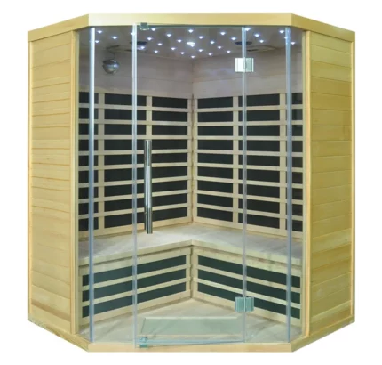ИК кабина SaunaMagic Glass CS Corner Medium угловая четырехместная