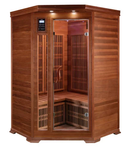 ИК кабина SaunaMagic Cedar CST Corner Mini G угловая трехместная